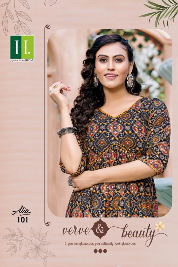 Hirwa Alia Rayon Exclusive Designer Kurti Collection